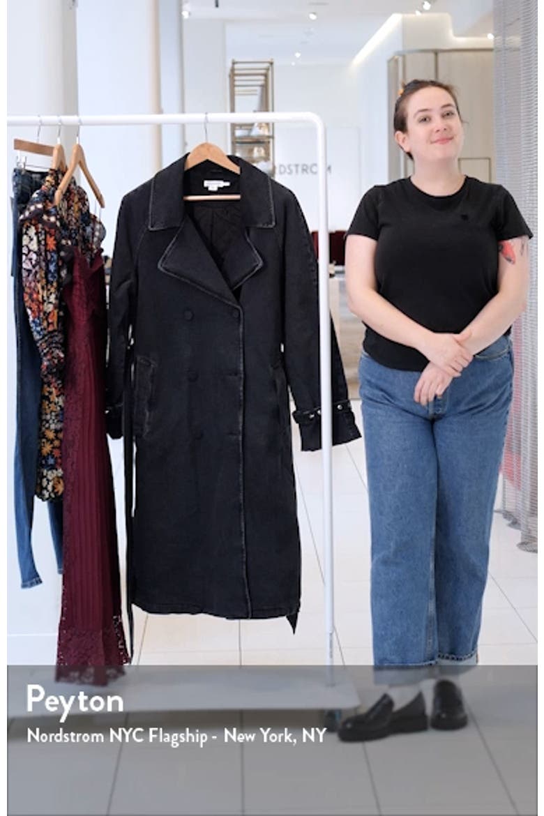 Uniform Denim Trench Coat video