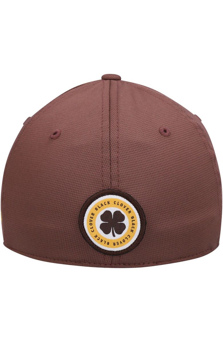 Black Clover Men's Brown Wyoming Cowboys Spirit Flex Hat, Alternate, color,