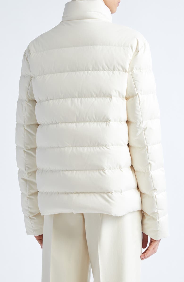 Moncler Bessettes Down Jacket, Alternate, color, Pale Ivory
