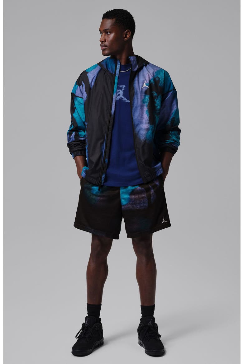 Brooklyn Dream Dunk Shorts, Alternate, color, BLACK/ WHITE