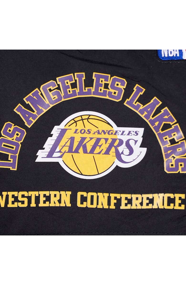 PRO STANDARD Men's Pro Standard Black Los Angeles Lakers Area Code Shorts, Alternate, color, Black