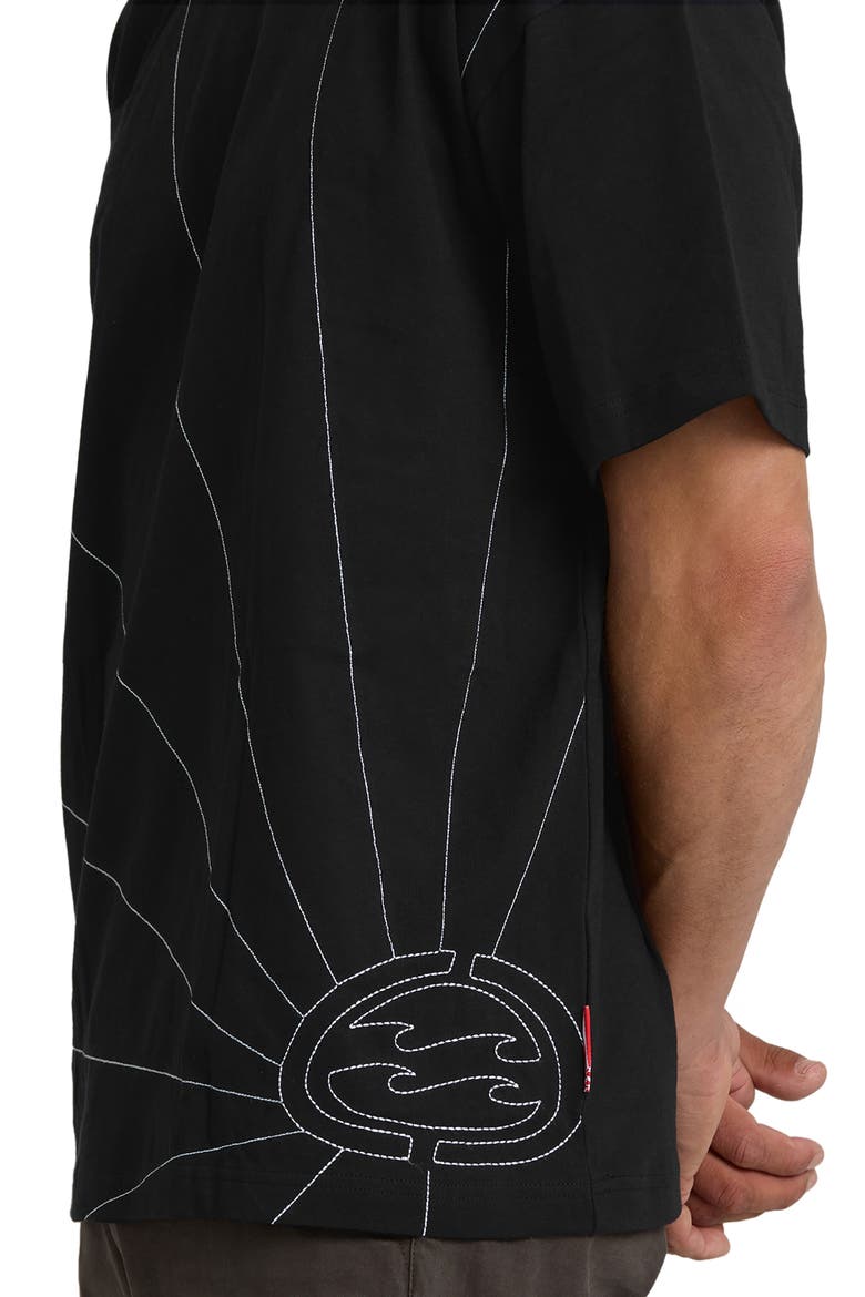 Andy Irons Bio Stitch Logo Cotton T-Shirt, Alternate, color, BLACK