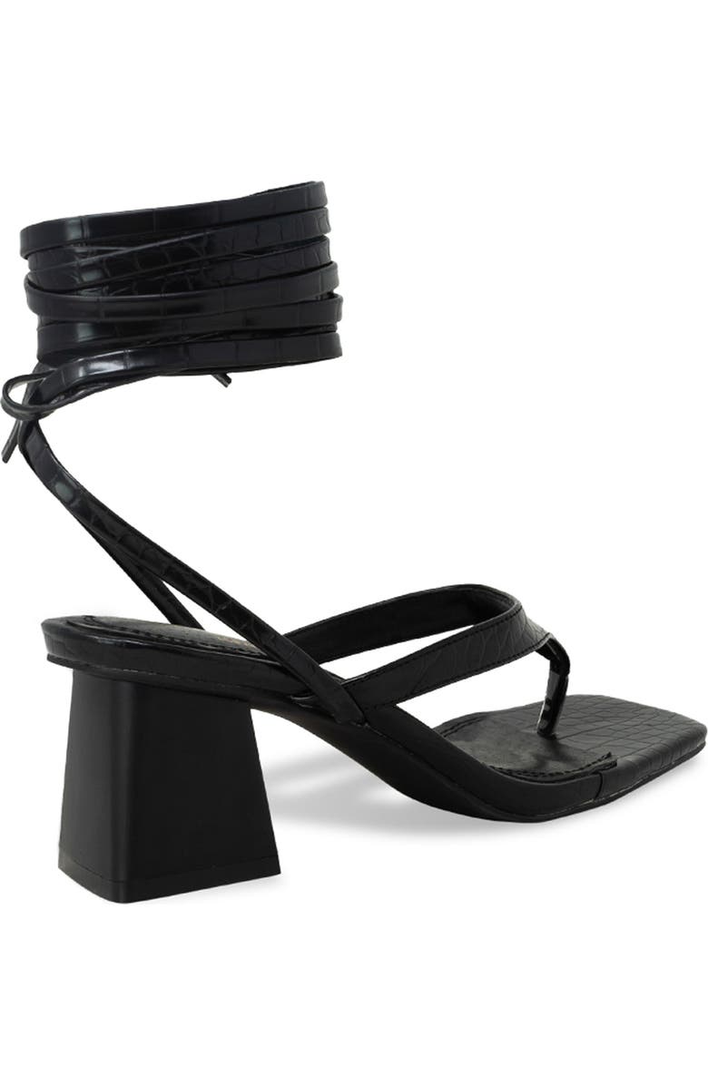 CHASE AND CHLOE Ankle Wrap Block Heel Sandal, Alternate, color,