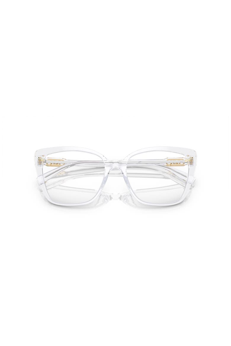 55mm Square optical glasses, Alternate, color, Transparent