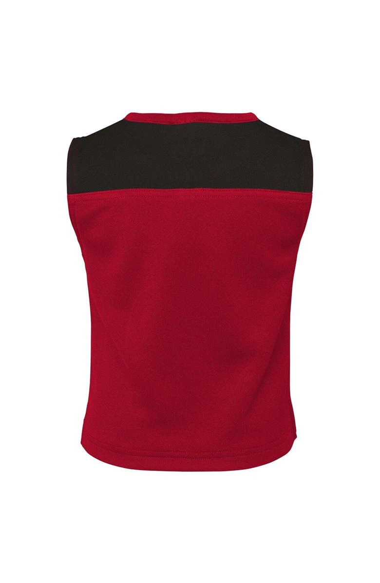 Outerstuff Girls Youth Red Tampa Bay Buccaneers Spirit Two-Piece Cheerleader Set, Alternate, color, Red