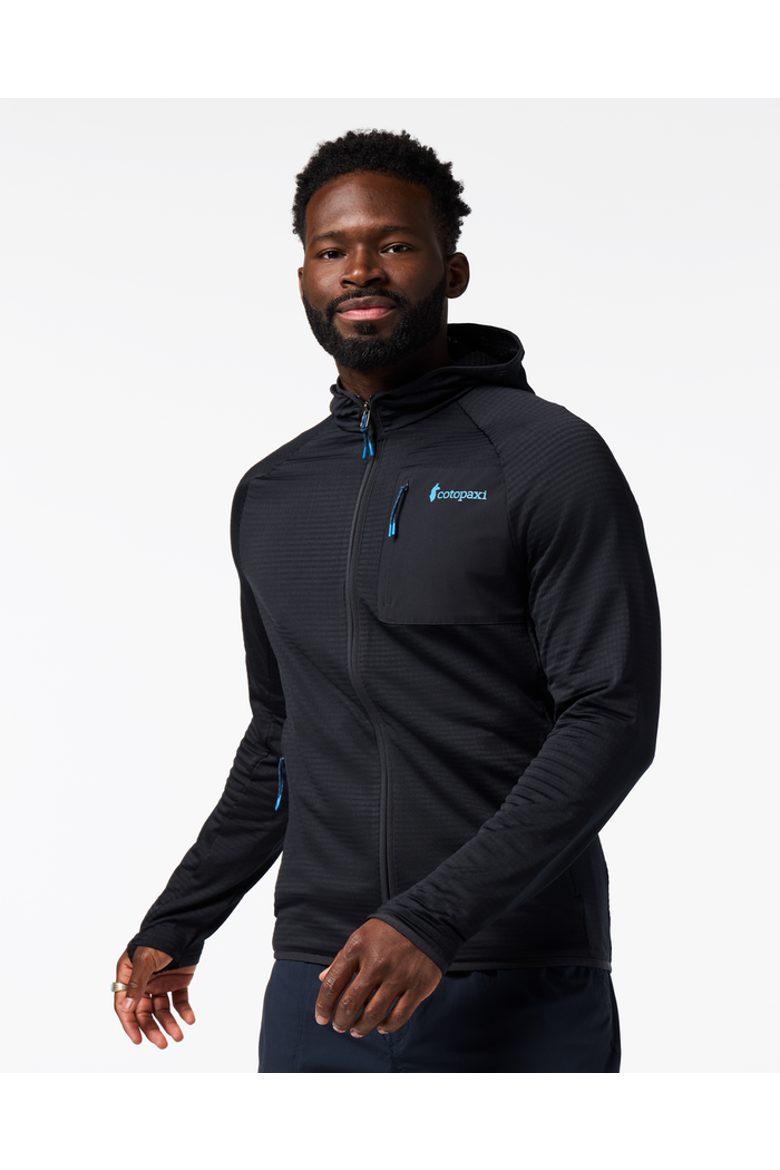 Otero Fleece Full-Zip Hooded Jacket - Men's, Main, color, Cotopaxi Black