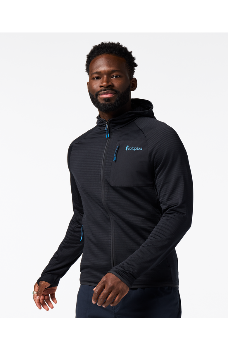 Cotopaxi Otero Fleece Full-Zip Hooded Jacket - Men's, Main, color, Cotopaxi Black