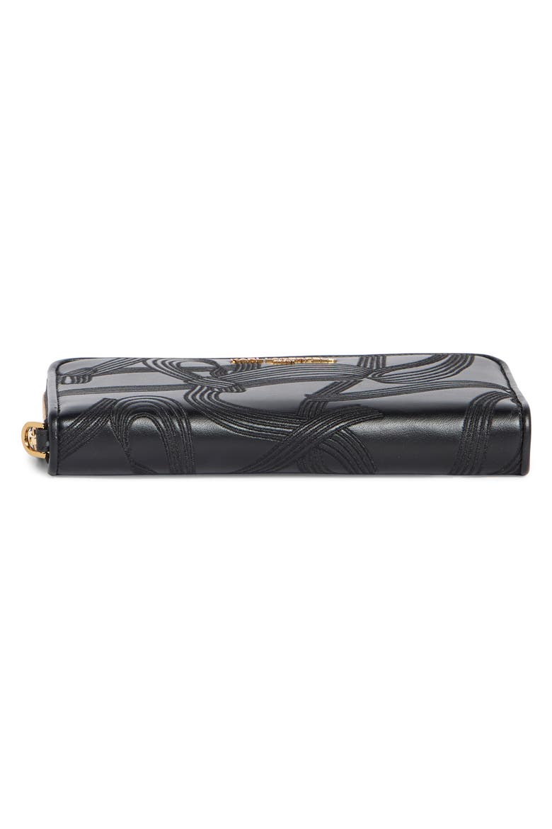 Jaqueline Continental Wallet, Alternate, color, BLACK