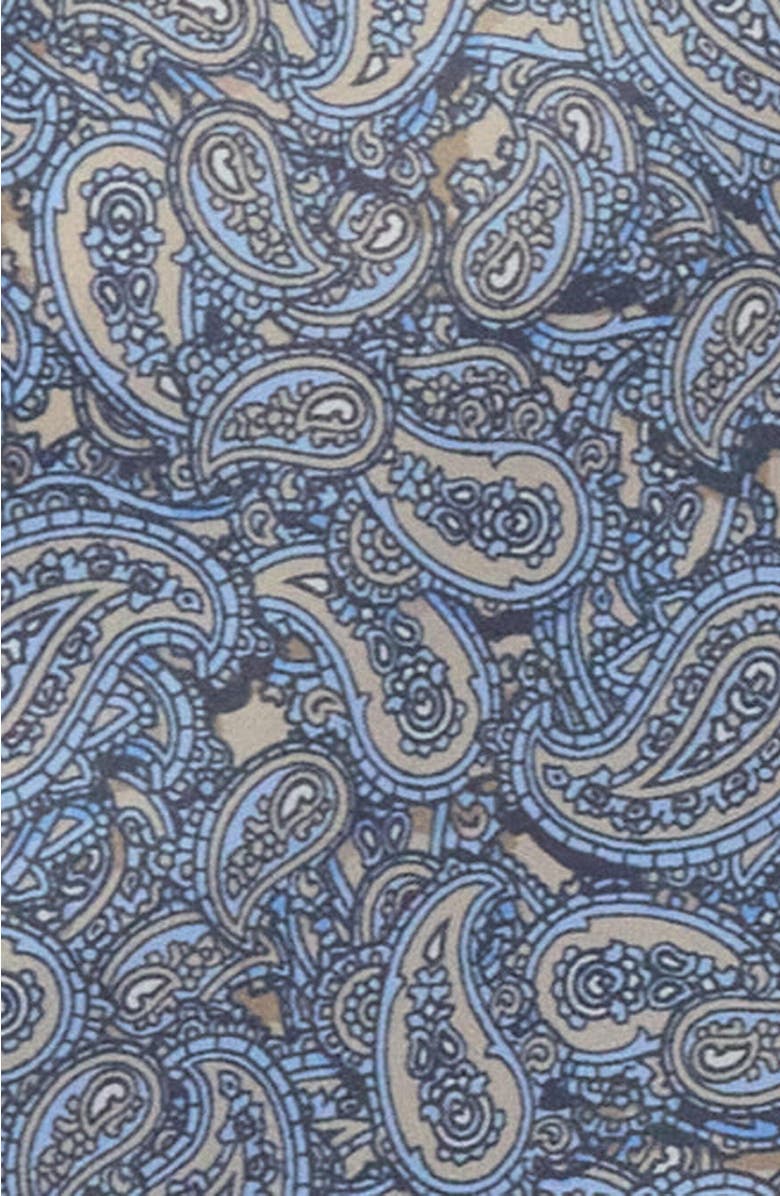 Lords of Harlech Paisley Pile Mens Printed Button Up Shirt, Alternate, color, Paisley Pile Natural