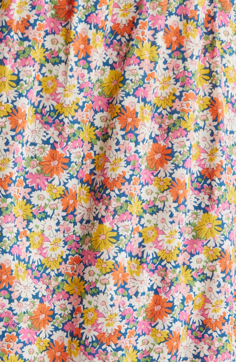 LOVE THE LABEL Raquel Floral Tiered Cotton Maxi Skirt, Alternate, color, 