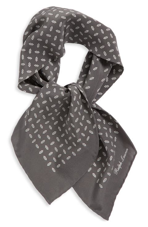 Geo Pattern Silk Neckerchief