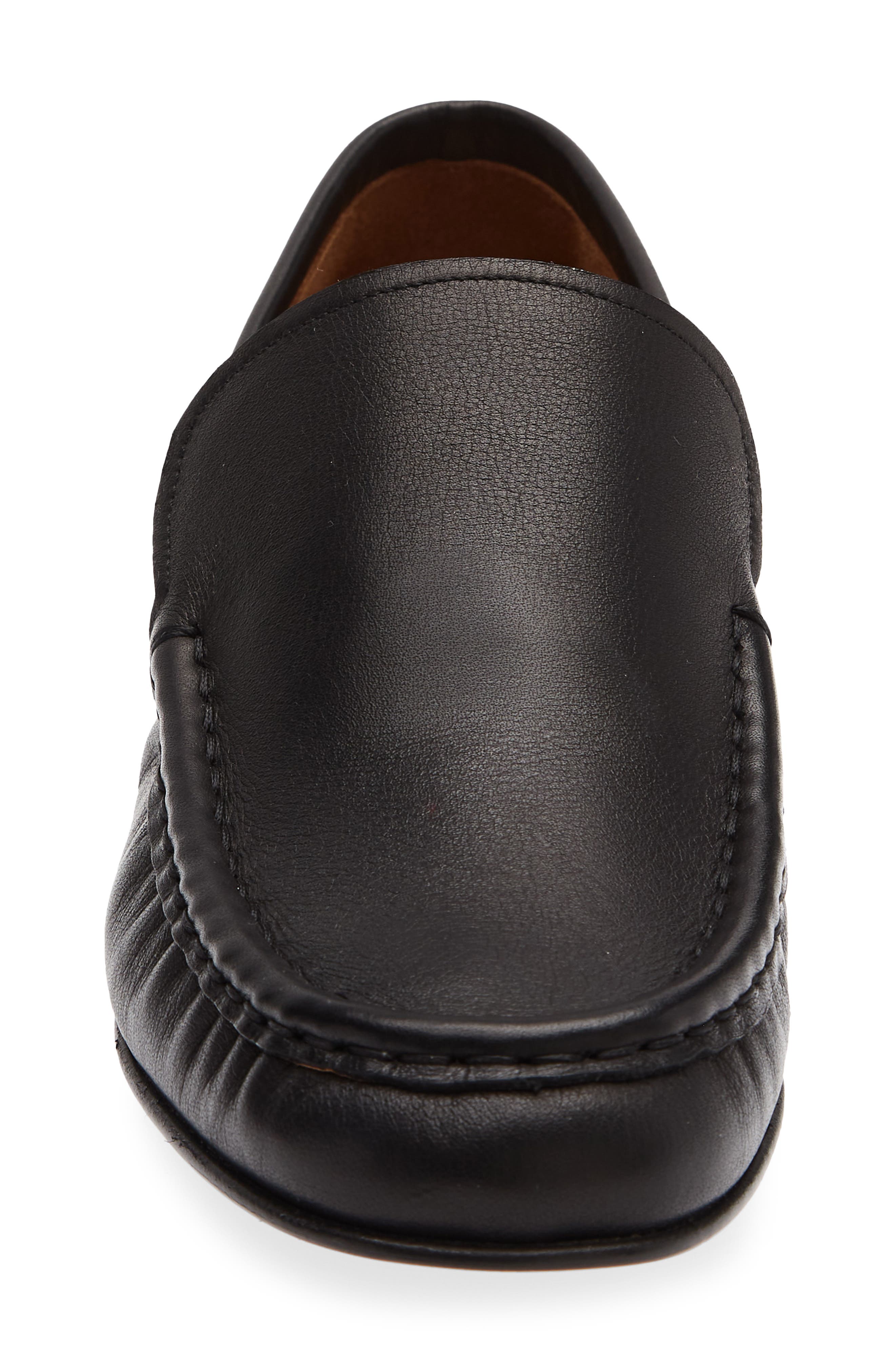 Rivello Leather Loafer, Alternate, color, BLACK