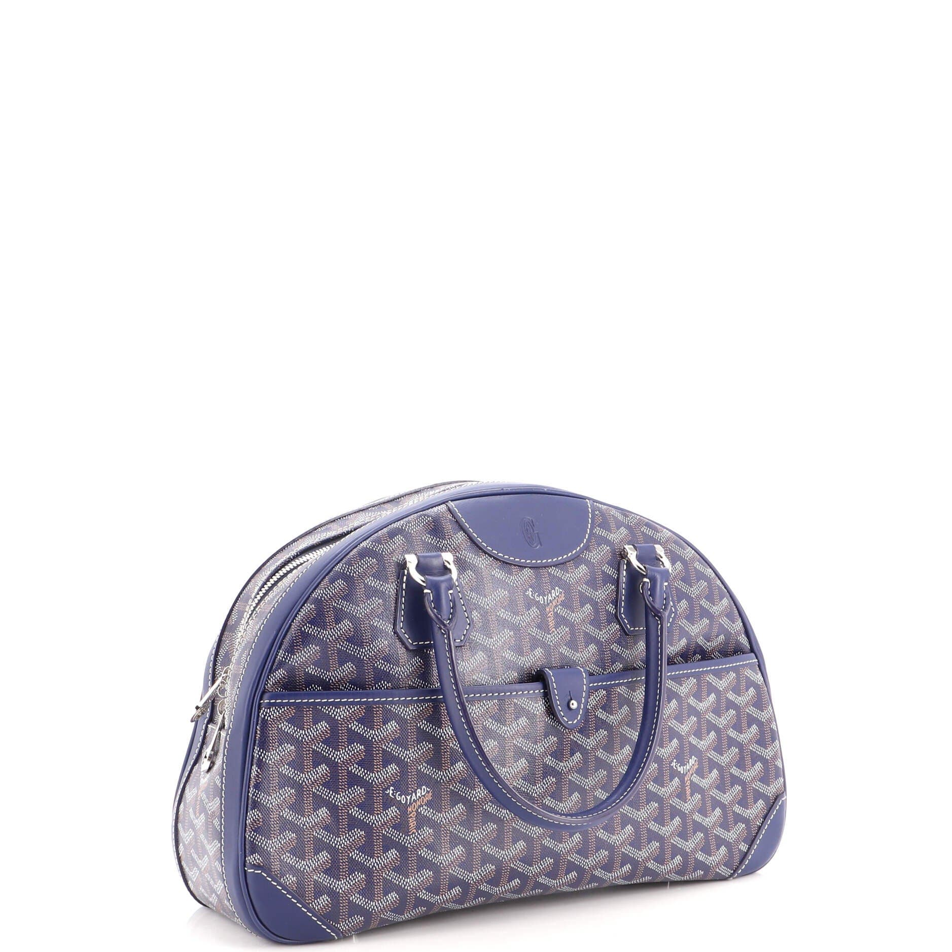 Saint Jeanne Bag Coated Canvas MM, Alternate, color, Blue