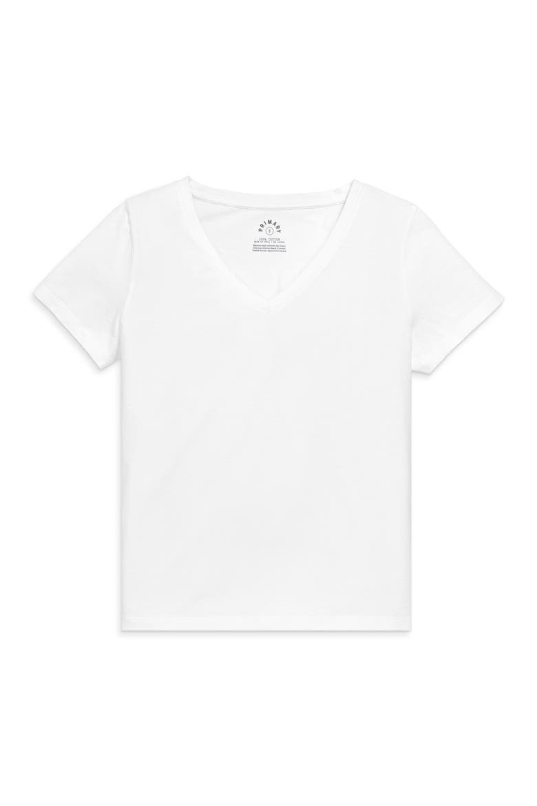 Adult Easy V-Neck Tee, Main, color, White