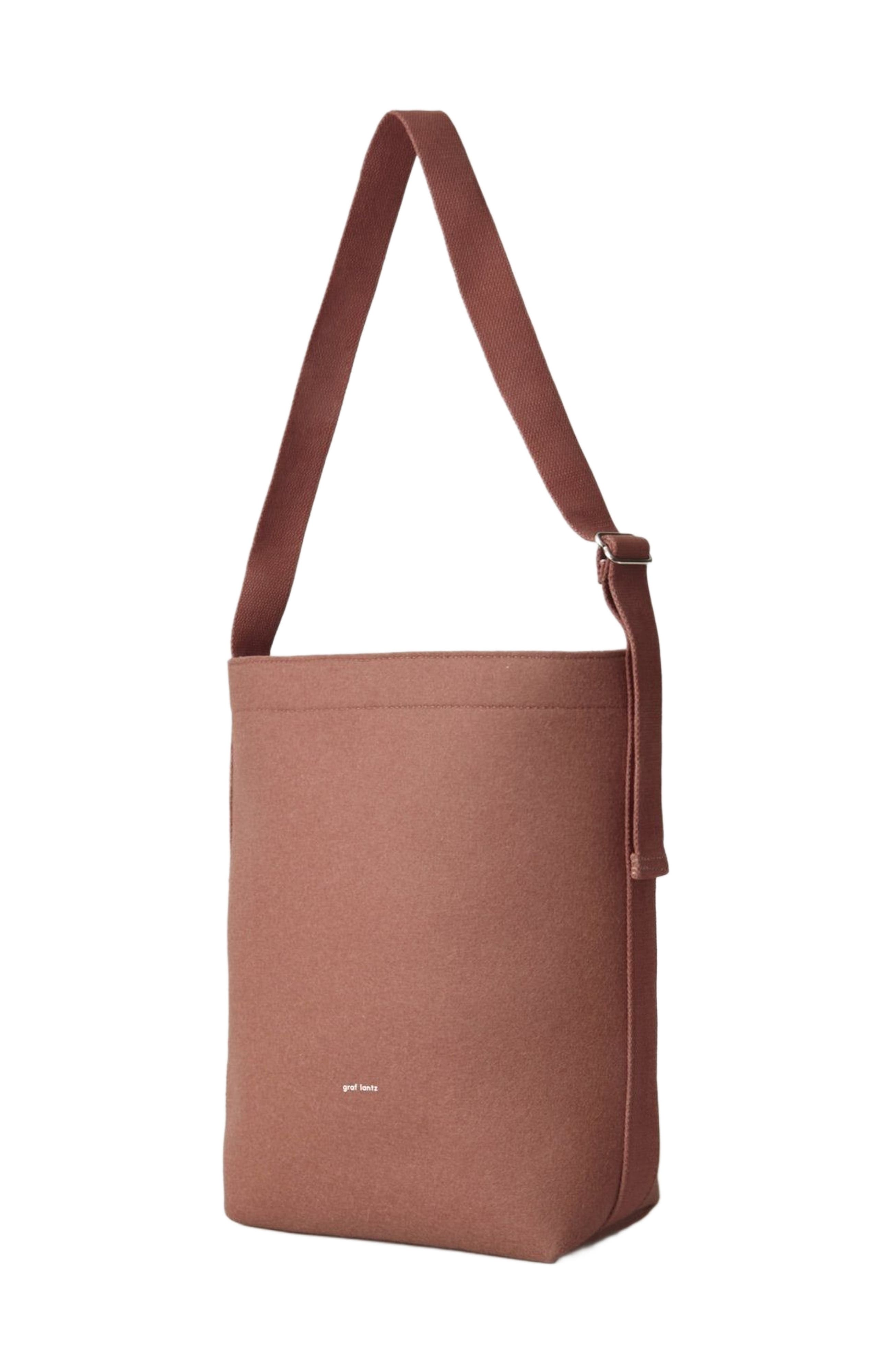 Graf Lantz Campus Merino Wool Tote, Alternate, color, Terracotta