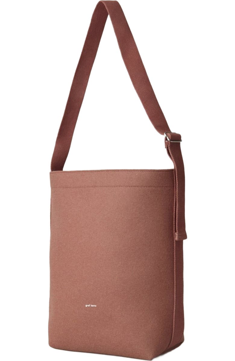Graf Lantz Campus Merino Wool Tote, Alternate, color, Terracotta