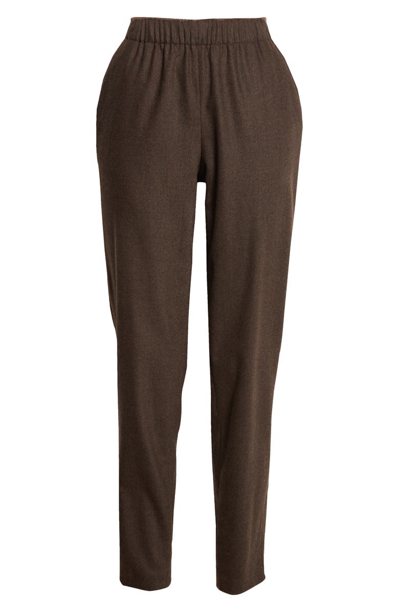 Lafayette 148 New York Side Stripe Stretch Wool Blend Pants, Alternate, color,