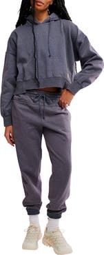 Free People FP Movement Sand Washed Undefeated Hoodie & Joggers Set