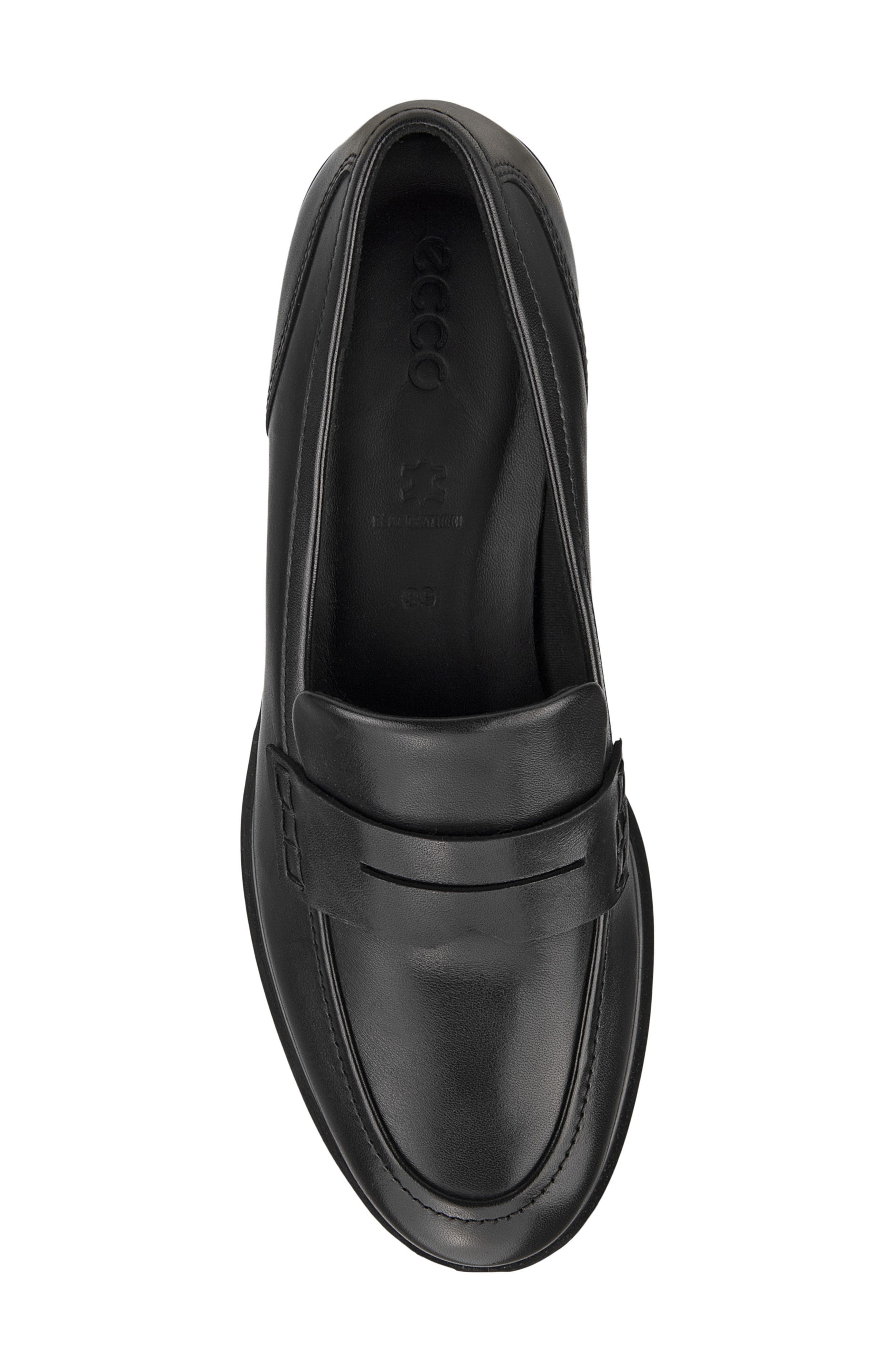 ECCO Penny Loafer, Alternate, color, Black