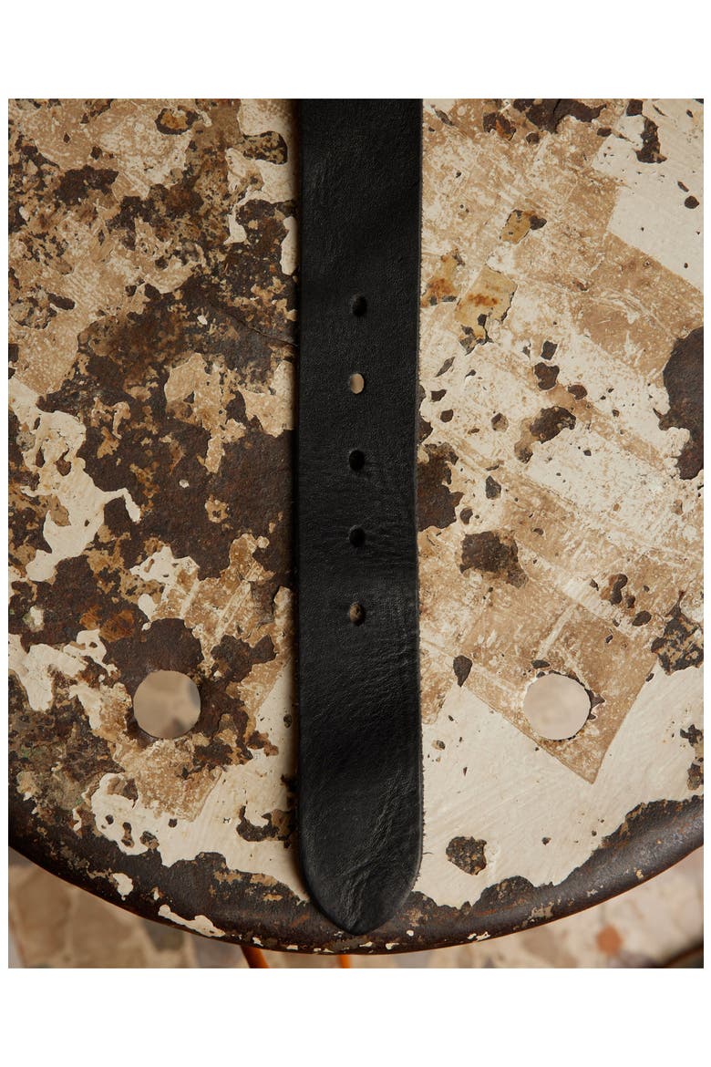 Tania Leather Belt, Alternate, color, BLACK