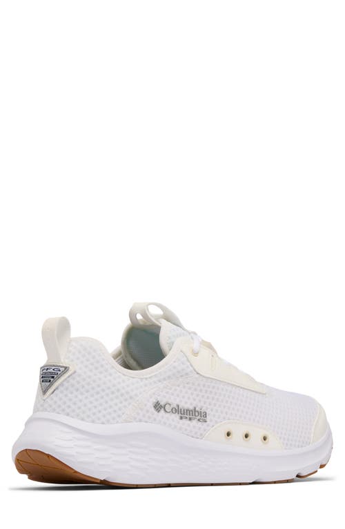 Columbia Pfg Castback™ Water Resistant Fishing Shoe In White/stone