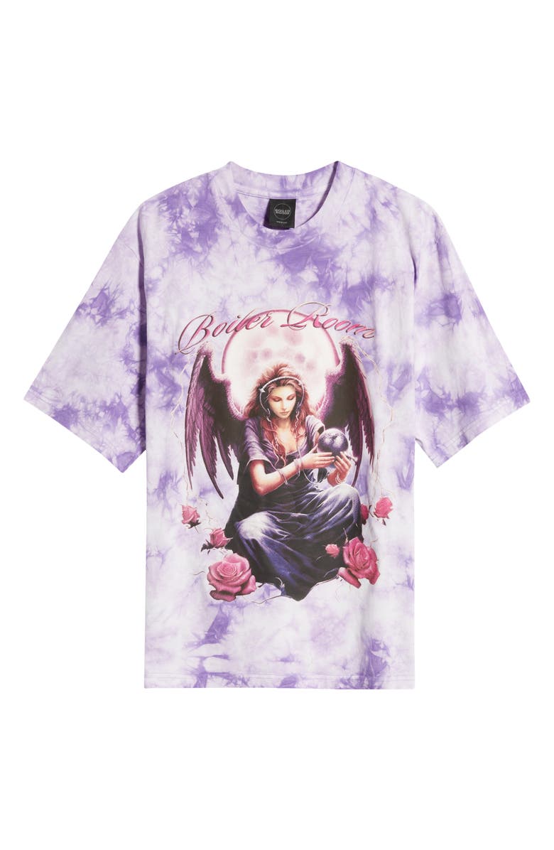 BOILER ROOM Arc Angel Oversize Tie Dye Graphic T-Shirt, Alternate, color, 