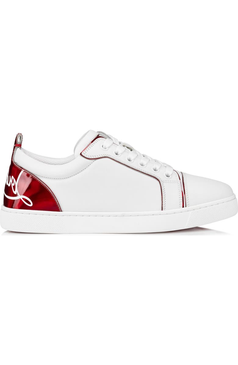 Christian Louboutin Fun Louis Sneaker, Alternate, color, White/ Loubi
