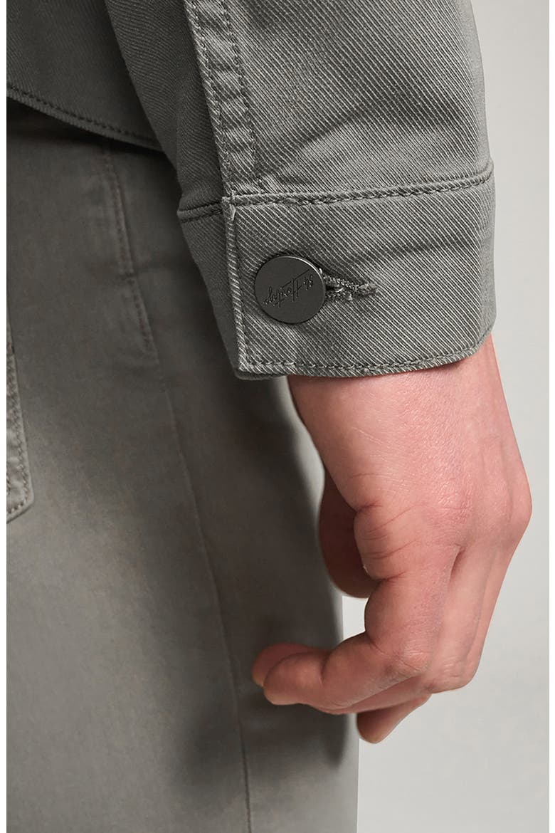 Bologna CoolMax® Twill Trucker Jacket, Alternate, color, STEEL COOLMAX