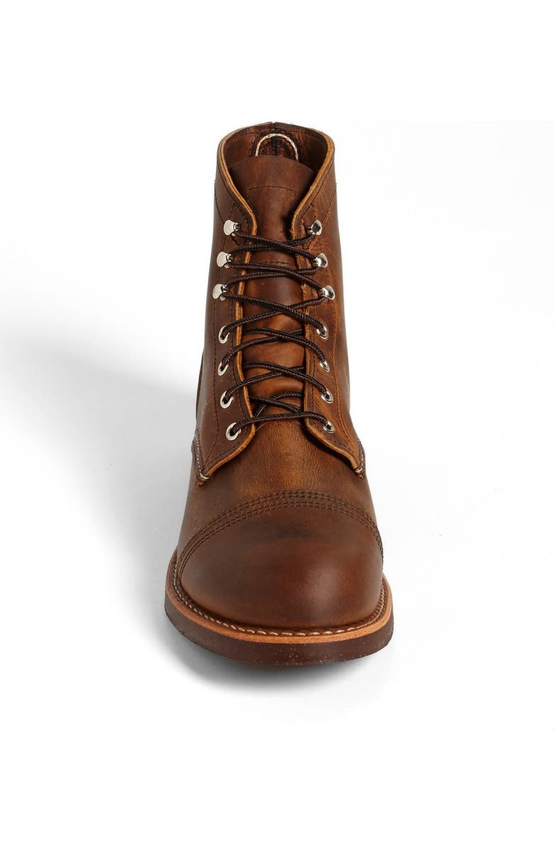 Red Wing 'Iron Ranger' 6 Inch Cap Toe Boot, Alternate, color,