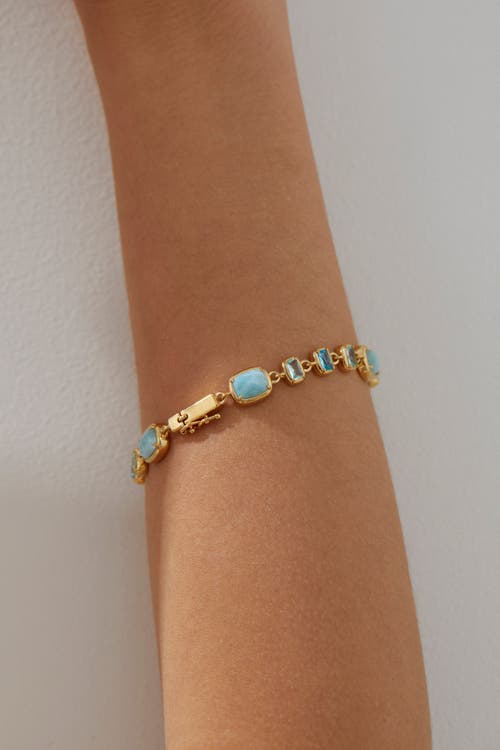 Nadri Cabarete Multi Line Bracelet In Gold