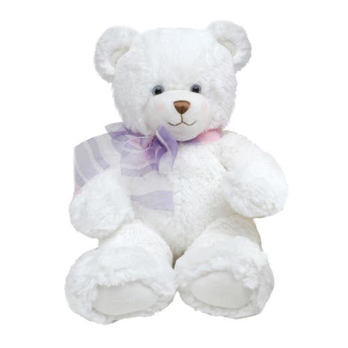First & Main White Teddy Bear Dena 10 Inch, Ages 3+  product