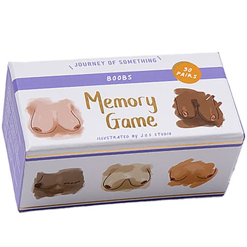 Journey of Something Boobs Memory Game, Stylish Adults Party Game, 30 Cards in Multicolored  product