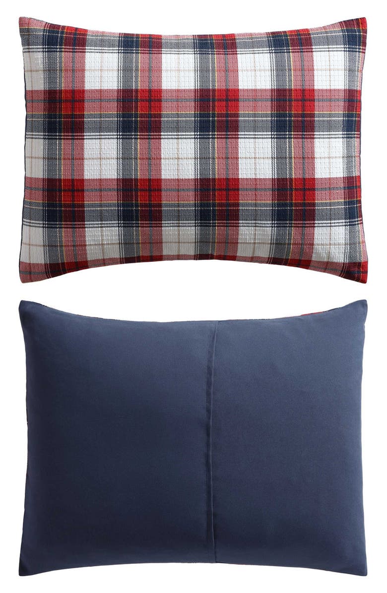 Nautica Rosedale Plaid 8-Piece Bed Set, Alternate, color, Red Sail/ Navy