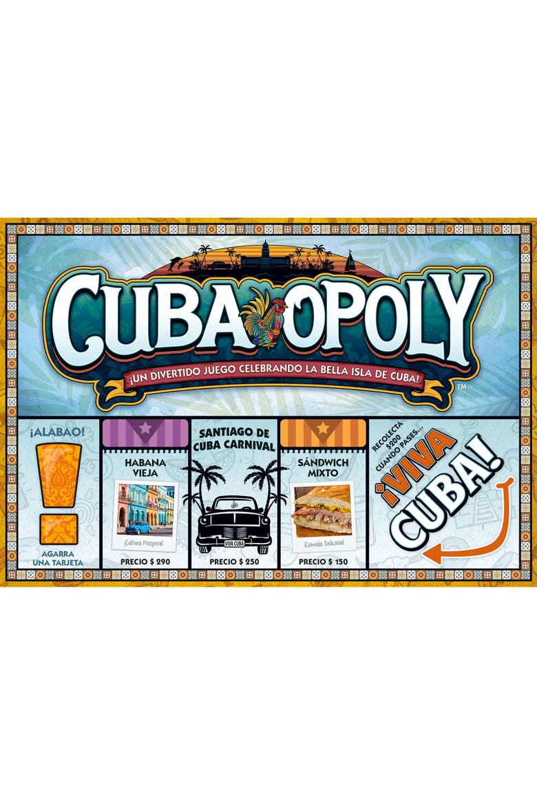 Cubaopoly Monopoly Board Game, Alternate, color, Multicolored