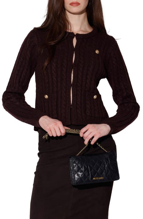 Giselle Cable Stitch Cardigan Sweater