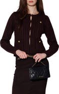 Walter Baker Giselle Cable Stitch Cardigan Sweater