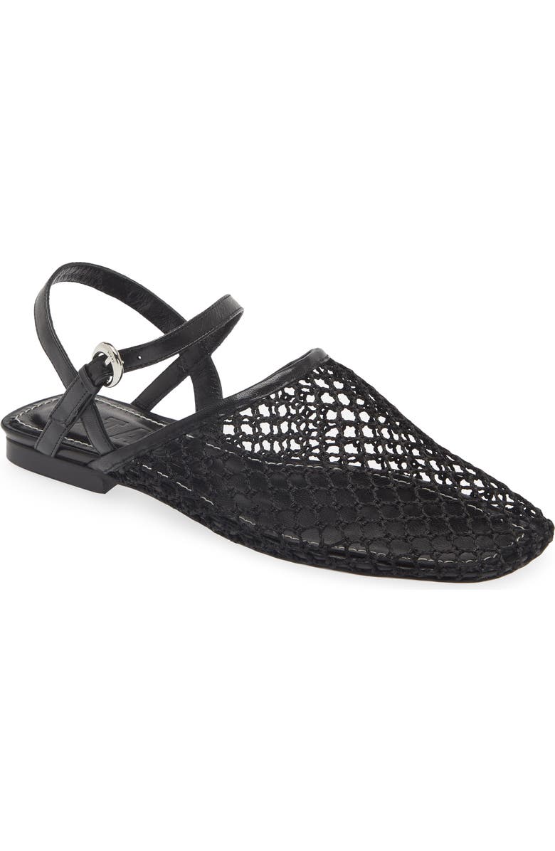 STAUD Rete Slingback Flat, Main, color,