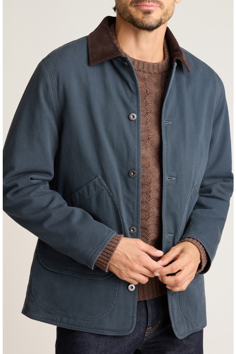 Canvas Ranch Jacket, Main, color, MIDNIGHT NAVY
