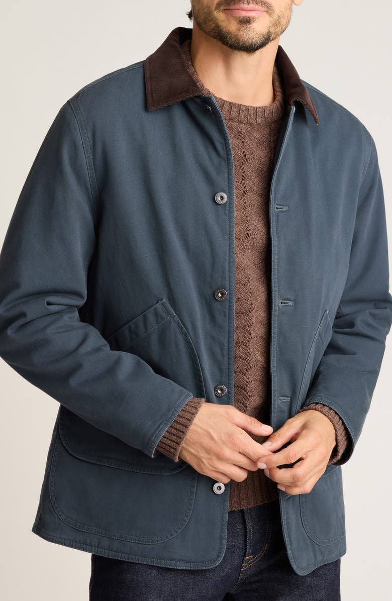 Bonobos Canvas Ranch Jacket, Main, color, Midnight Navy