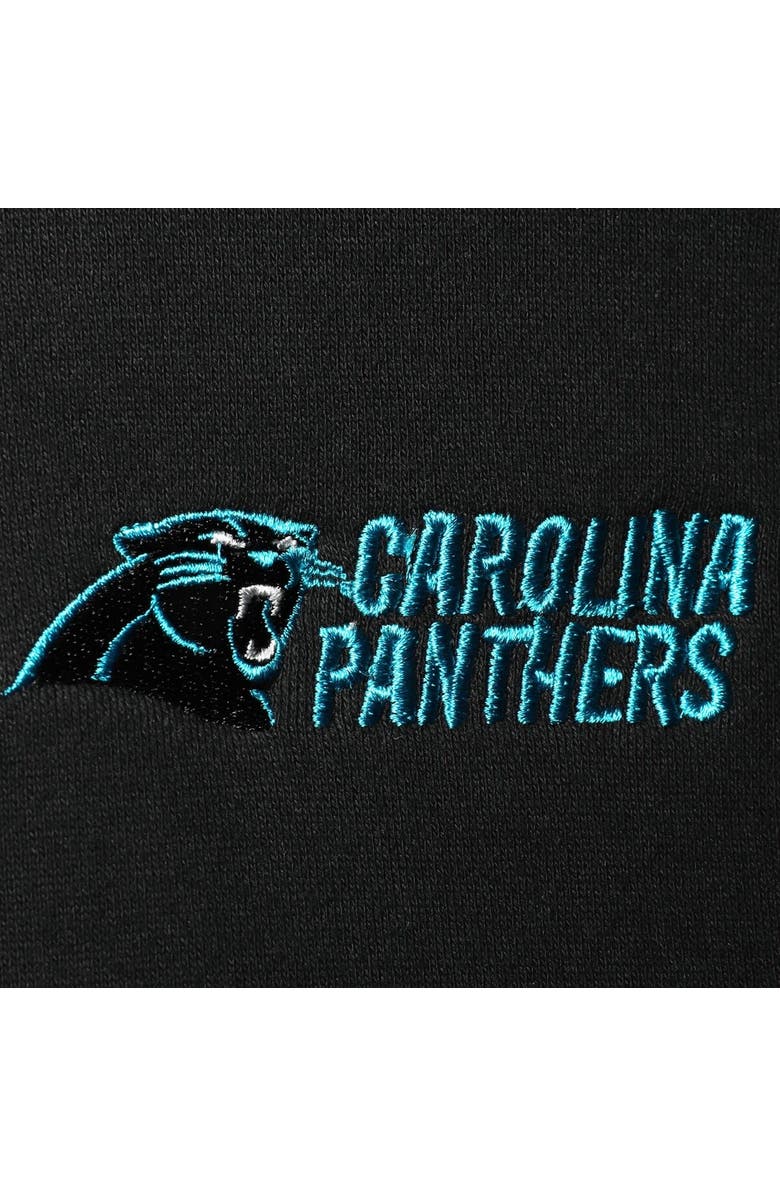 DUNBROOKE Men's Dunbrooke Black Carolina Panthers Craftsman Thermal-Lined Full-Zip Hoodie, Alternate, color, Black