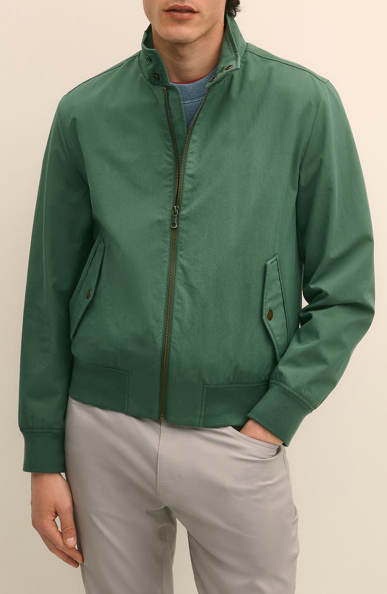 Brooks Brothers Cotton Blend Jacket, Main, color, Mallard Green