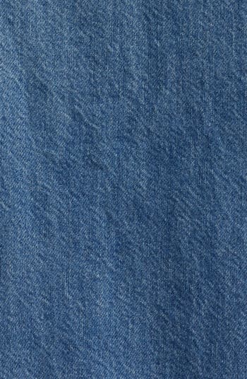Francine Crop Stretch Denim Shirt
