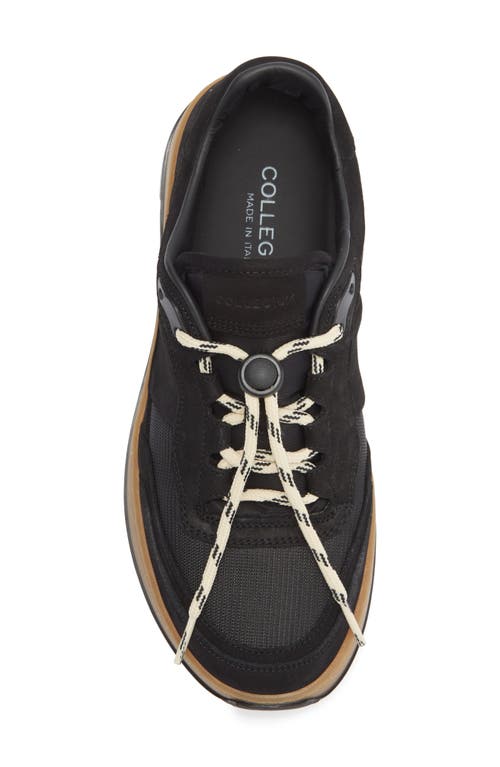Collegium Pillar Trail Sneaker In Black