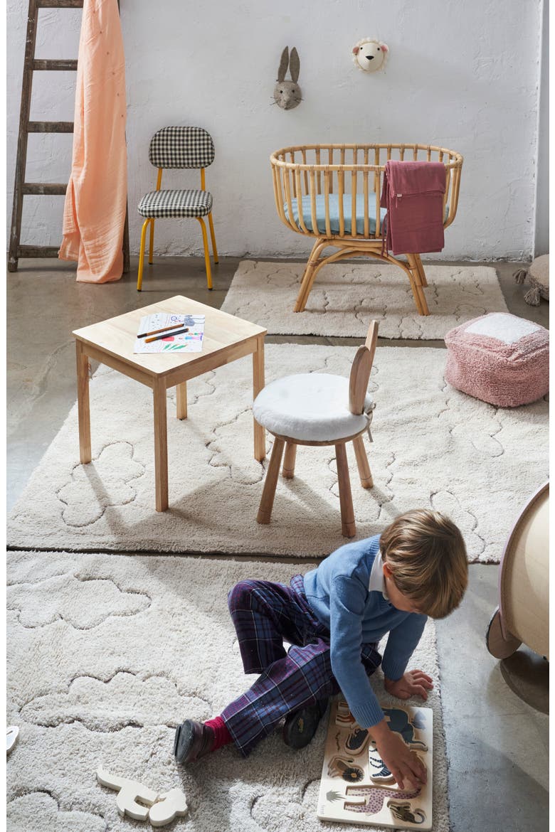 RugCycled Clouds Washable Cotton Blend Rug, Alternate, color, NATURAL RUGCYCLED YARN