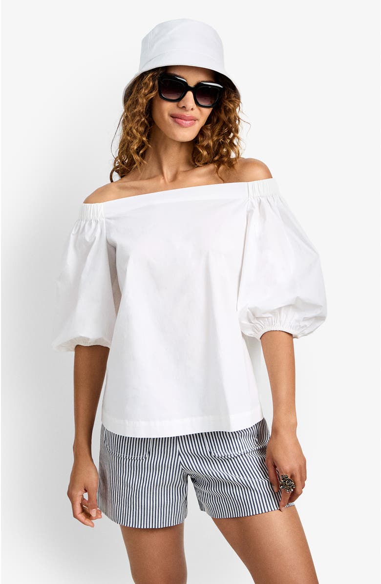 Trina Turk Cove Top, Alternate, color, White