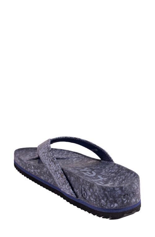 Fleks West Beach Flip Flop In Blue