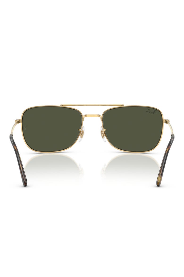 62mm Rectangular Sunglasses, Alternate, color, ARISTA