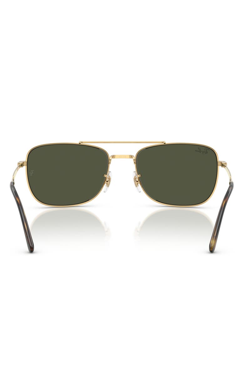 Ray-Ban 62mm Rectangular Sunglasses, Alternate, color, Arista