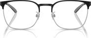 Emporio Armani 55mm Pillow Optical Glasses