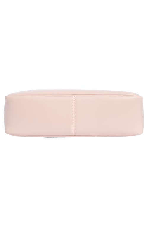 Stand Oil More Faux Leather Baguette Bag In Pink